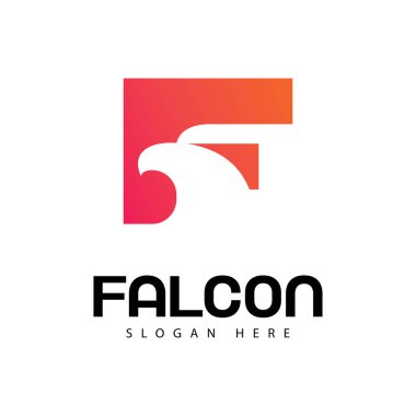  Falcon logo vektör çizimi tasarımı