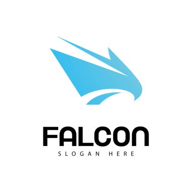  Falcon logo vektör çizimi tasarımı