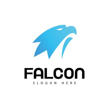  Falcon logo vektör çizimi tasarımı