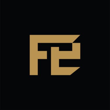 Brand Kimliği için Modern Kurumsal EF Logosu