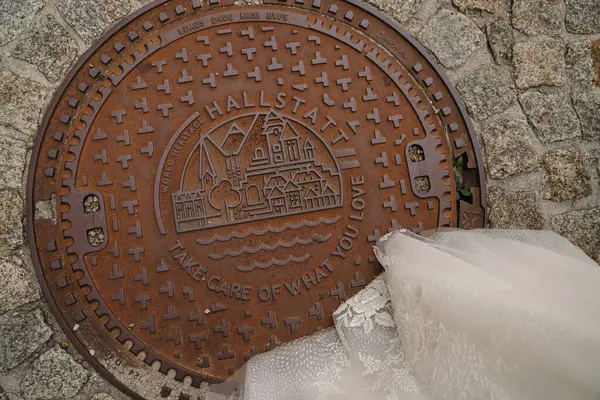 Hallstatt 'te rögar kapağı. Üzerinde 