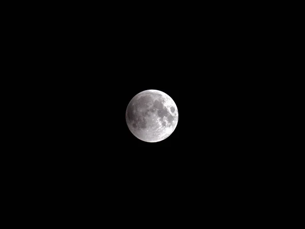 Totale Mondfinsternis Der Nacht — Stockfoto