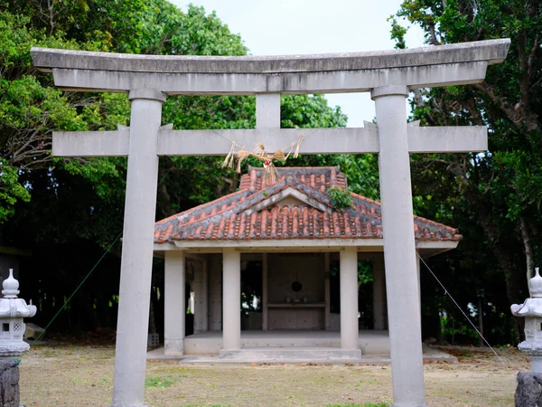 Utaki Okinawas Heliga Byggnad Japan — Stockfoto