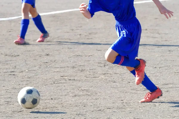 Football Game Hokkaido Japan — Stock Photo, Image