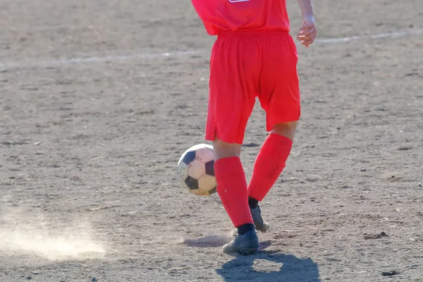 Jogo Futebol Hokkaido Japão — Fotografia de Stock