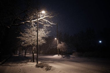 Hokkaido Japonya 'da kar günü