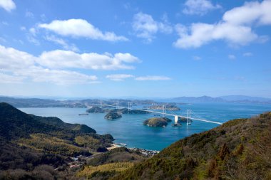 Shimanami Kaido across the sea