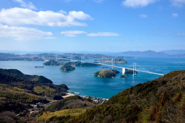 Shimanami Kaido across the sea