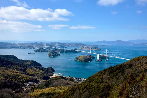 Shimanami Kaido across the sea