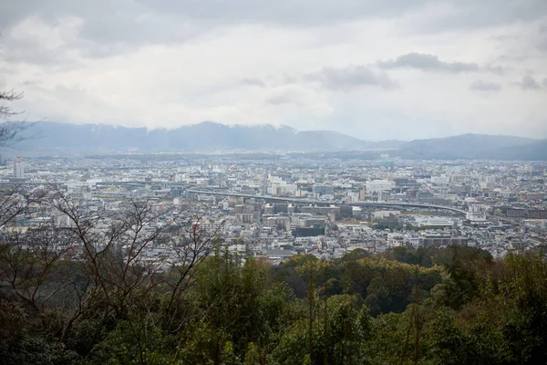从Inari Taisya看到的Kyoto — 图库照片
