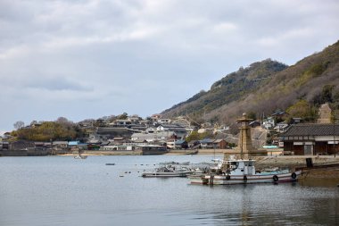 old lighthouse in tomonoura hiroshima