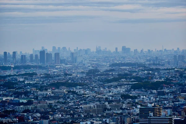 Krajobraz Tokio Wczesnym Rankiem — Zdjęcie stockowe