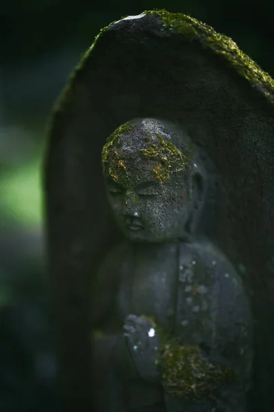Antigua Estatua Piedra Japón — Foto de Stock