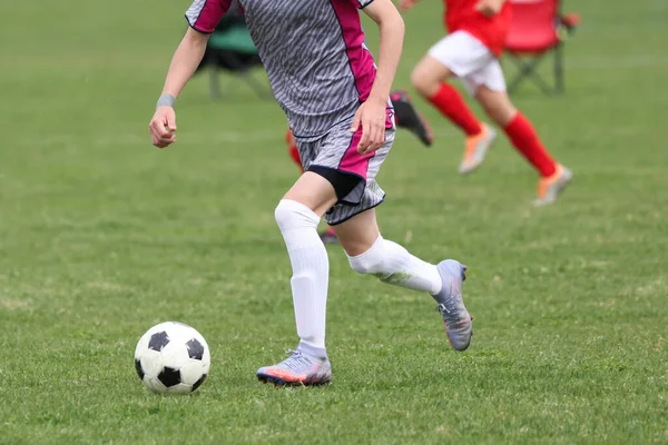 Jogo Futebol Hokkaido Japão — Fotografia de Stock