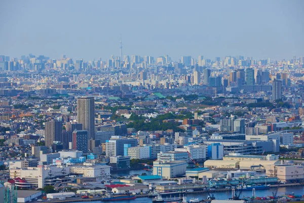 Landskap Tokyo Och Yokohama — Stockfoto