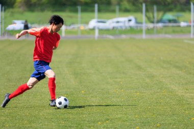 Hokkaido japan 'da futbol maçı