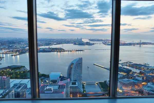 Minatomirai Yokohama Uitzicht Vroege Ochtend — Stockfoto