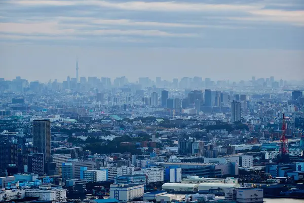 Landschap Van Tokio Yokohama — Stockfoto