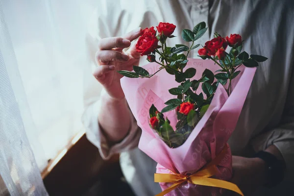 stock image red rose for Mother's Day