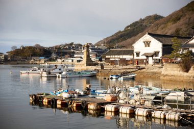 scenery in tomonoura  hiroshima japan