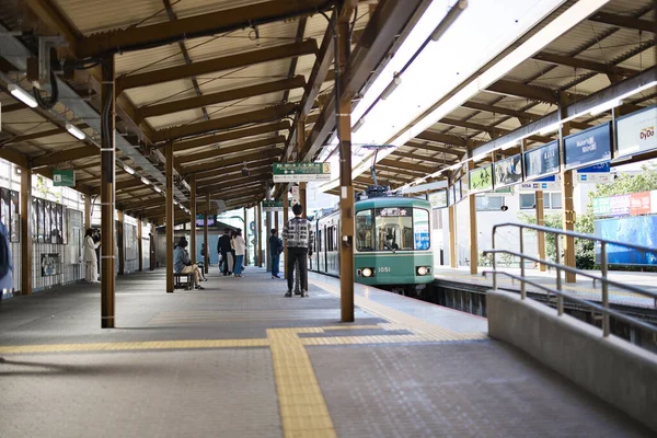 Stacja Kamakura Kanagawa Japonia — Zdjęcie stockowe