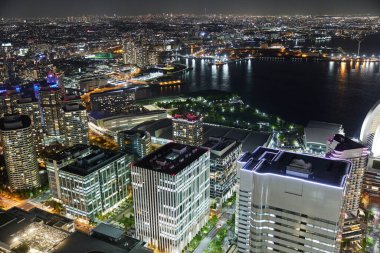 Minatomirai yokohama 'da gece görüşü