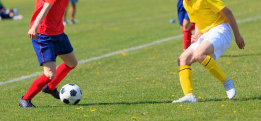 Hokkaido japan 'da futbol maçı