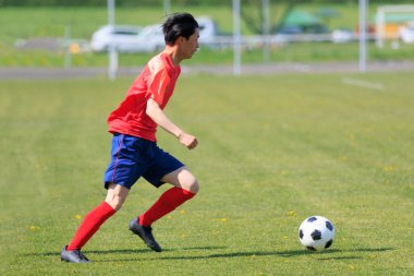 Hokkaido japan 'da futbol maçı