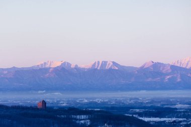 hidaka dağ sırası ve obihiro hokkaido