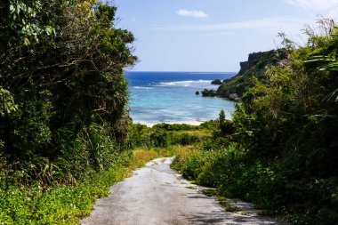 Okinawa 'daki uku plajı.
