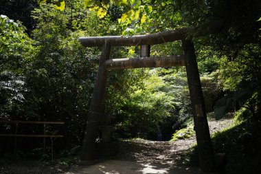 Utaki Okinawa 'nın kutsal binası Japonya