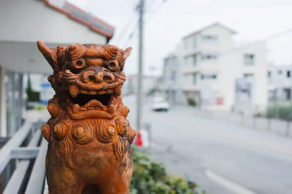 stock image Shisa figurine in okinawa Japan