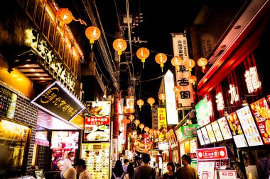 Yokohama Çin mahallesi geceleri