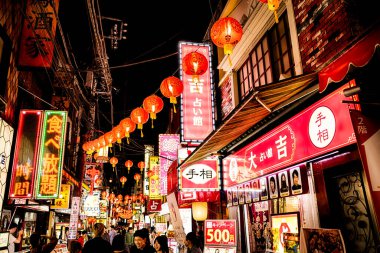 Yokohama Çin mahallesi geceleri