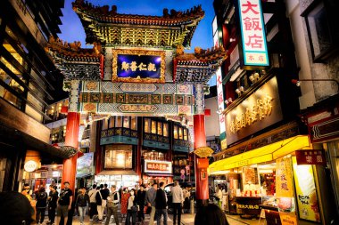 Yokohama Çin mahallesi geceleri