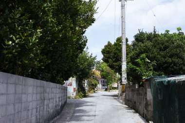 Okinawa 'daki ikei adası manzarası