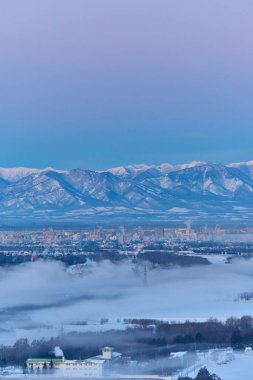 hidaka dağ sırası ve obihiro hokkaido