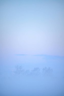 Sabahın erken saatlerinde soğuk sis