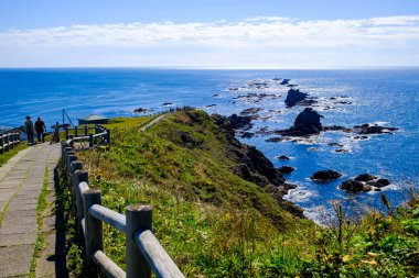 Japonya Hokkaido 'daki Cape erimo.