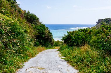 Okinawa 'daki uku plajı.
