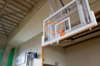 Spor salonu ve basketbol sahası