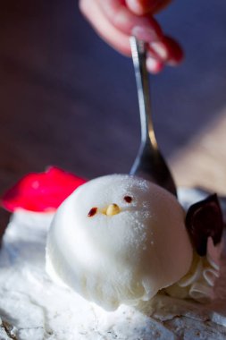 Long-tailed Tit Ice Cream Daifuku