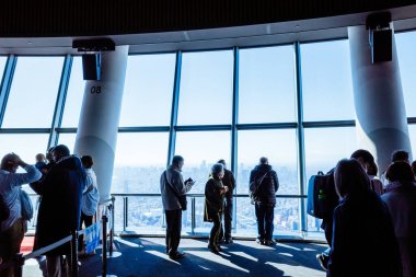 tokyo sky tree and city clipart