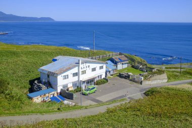 Japonya Hokkaido 'daki Cape erimo.