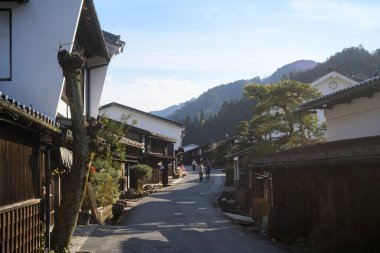 tsumago juku in gifu japan