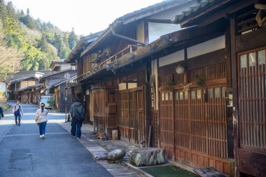 tsumago juku in gifu japan