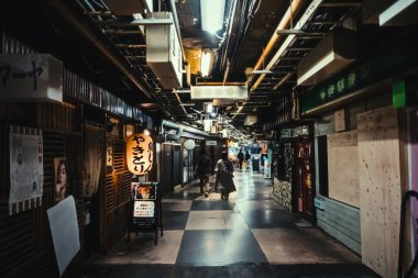 Asakusa 'nın eski yeraltı alışveriş merkezi