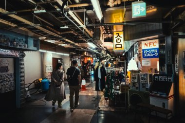 Asakusa 'nın eski yeraltı alışveriş merkezi