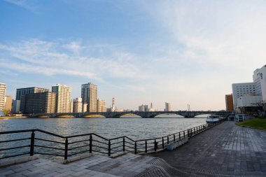 Niigata Şehri ve Shinano Nehri