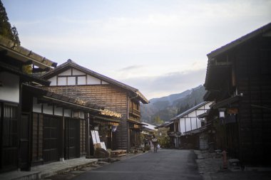 tsumago juku in gifu japan